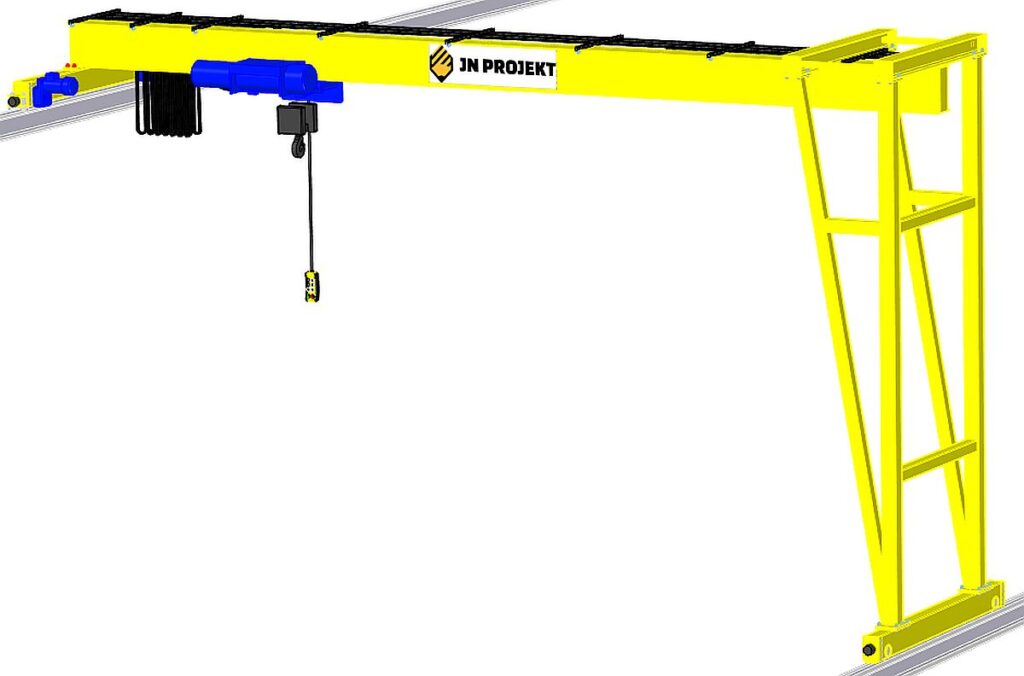 Suwnice półbramowe z wciągarka linową do zastosowań przemysłowych