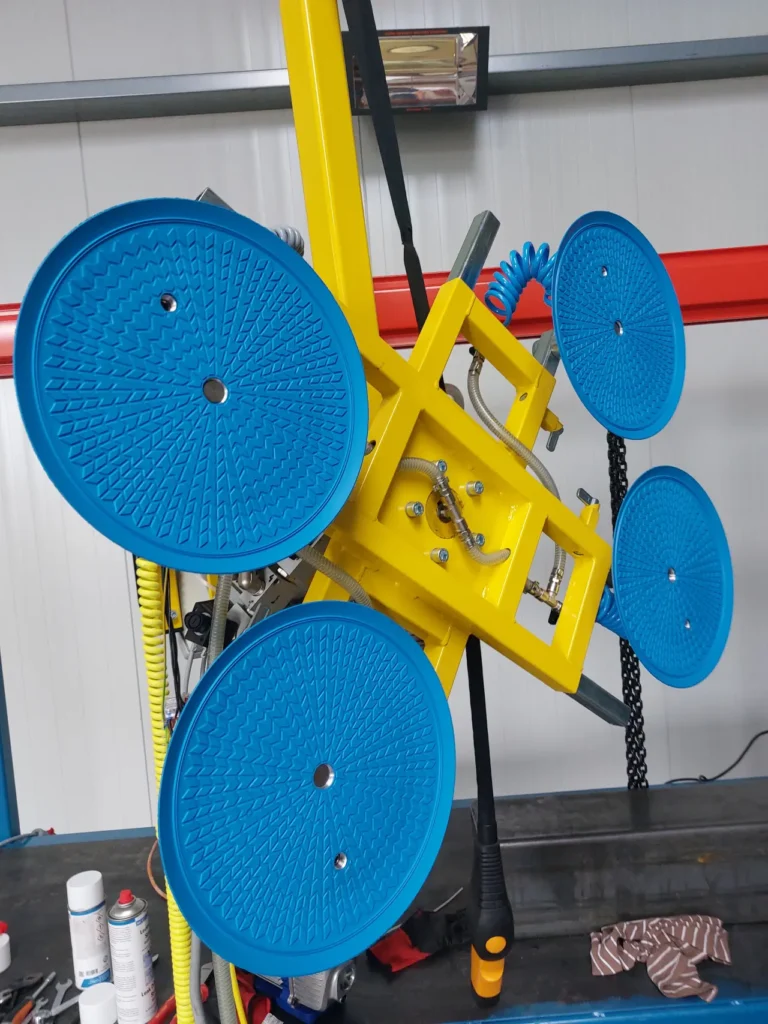 Ssawki chwytaka podciśnieniowego do podnoszenia szyb